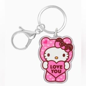 Hello Kitty nwt Pink Keychain love you